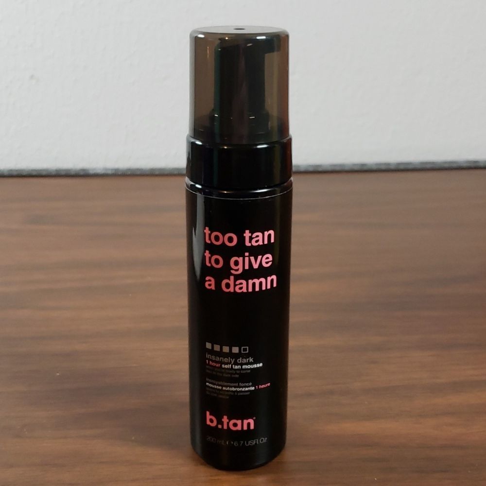 NEW Too Tan to Give a‎ Damn Self Tanner Mousse Dark